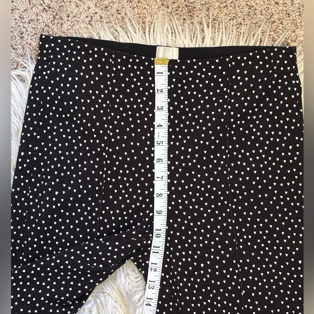 Maeve The Margot Black Pants with Heart Pattern Size S EUC - Picture 8 of 9